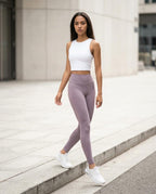 Statement Street - Aekiv | Hochgeschnittene Gerippte Hose Damen