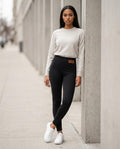 Statement Street - Yimek | Gefütterte Hochgeschnittene Hose Damen