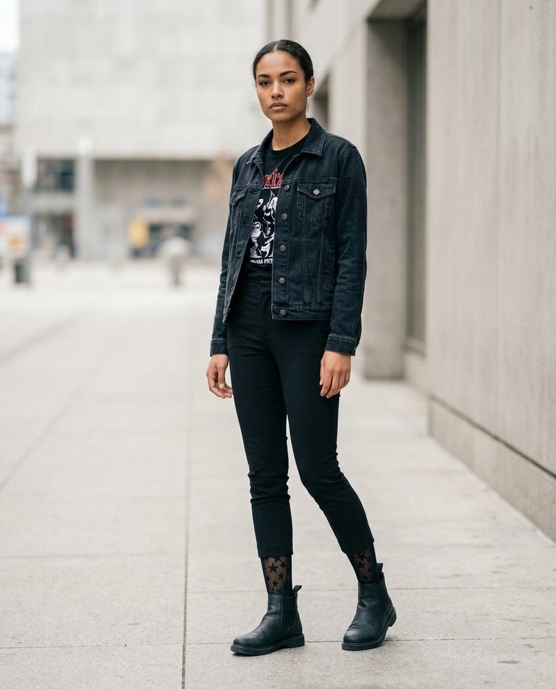 Statement Street - Cimal | Geknöpft Gewaschen Jacke Damen